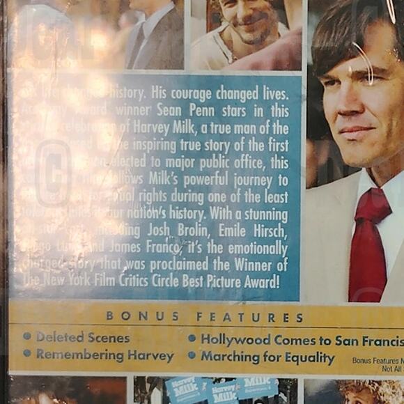 Milk (2008 DVD) Sean Penn stars in 129 Minutes Biography, Drama, LGBT Interest - Picture 2 of 3